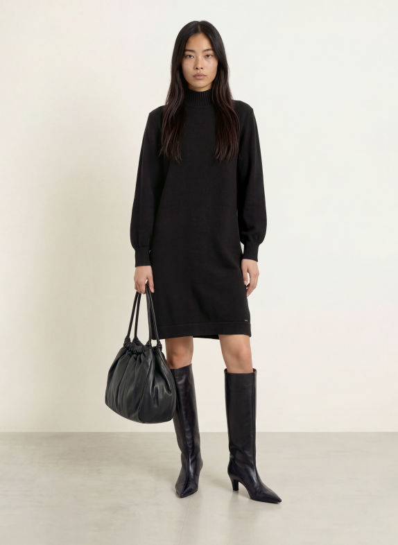 MORE & MORE Robe en maille NOIR
