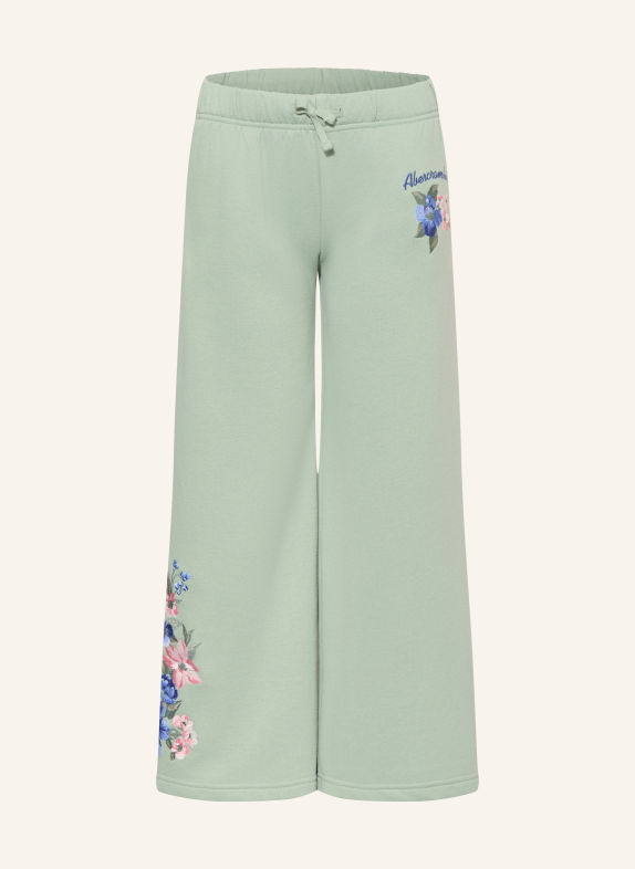 Abercrombie & Fitch Pantalon en molleton VERT CLAIR / ROSE / BLEU