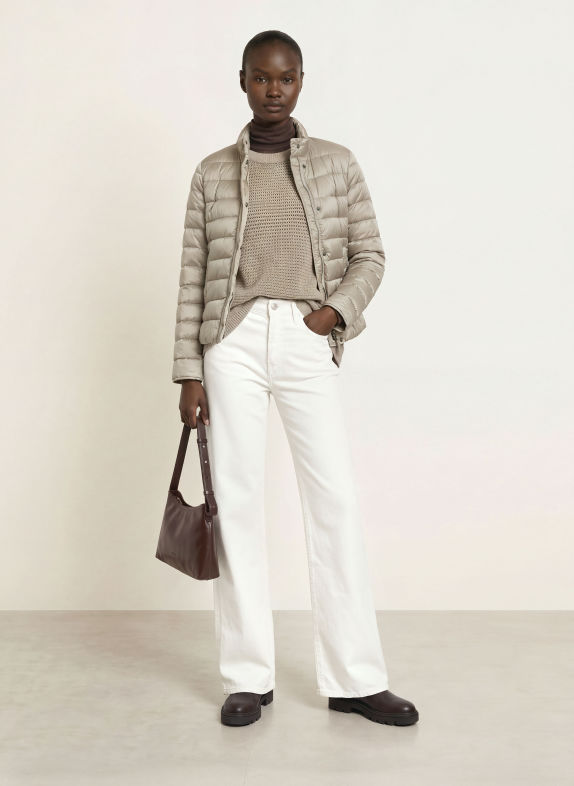 WOOLRICH Lekka kurtka puchowa LIQUID OLIWKOWY