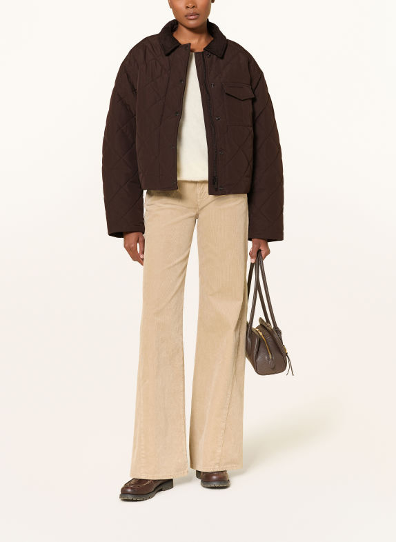 CANADA GOOSE Gewatteerde jas TERRA MARRON FONCÉ
