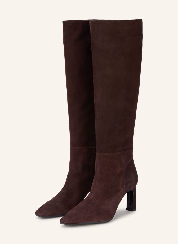 MRS & HUGS Boots DARK BROWN