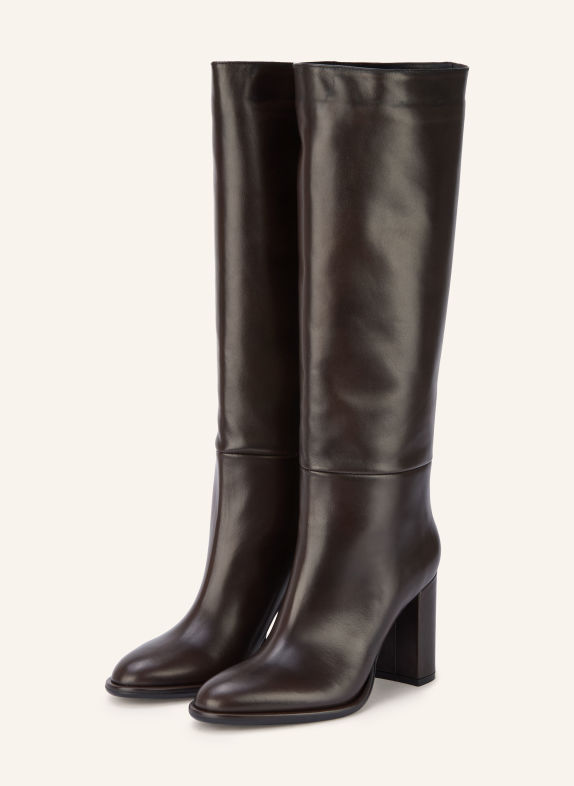 MRS & HUGS Boots DARK BROWN