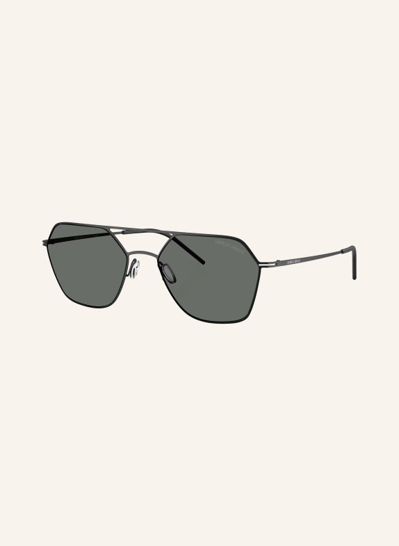 GIORGIO ARMANI Solbriller AR6185 MATSORT/ MØRKEGRÅ