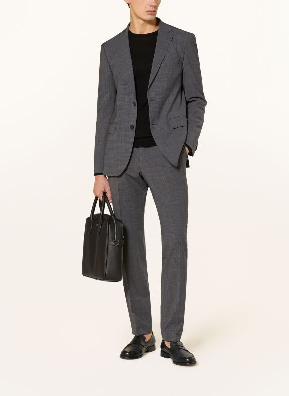 BOSS Costume HUGE coupe slim GRIS