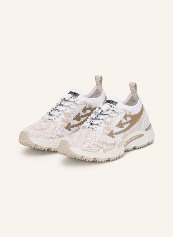 Off-White Sneakersy BE RIGHT BACK BIAŁY / BEŻOWY / SZAROBRĄZOWY