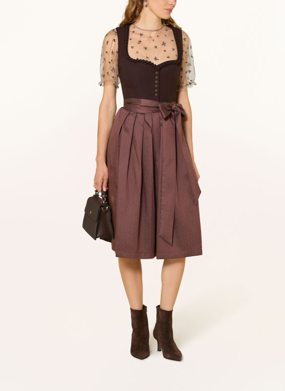 KRÜGER ORLINAE Dirndl DARK RED