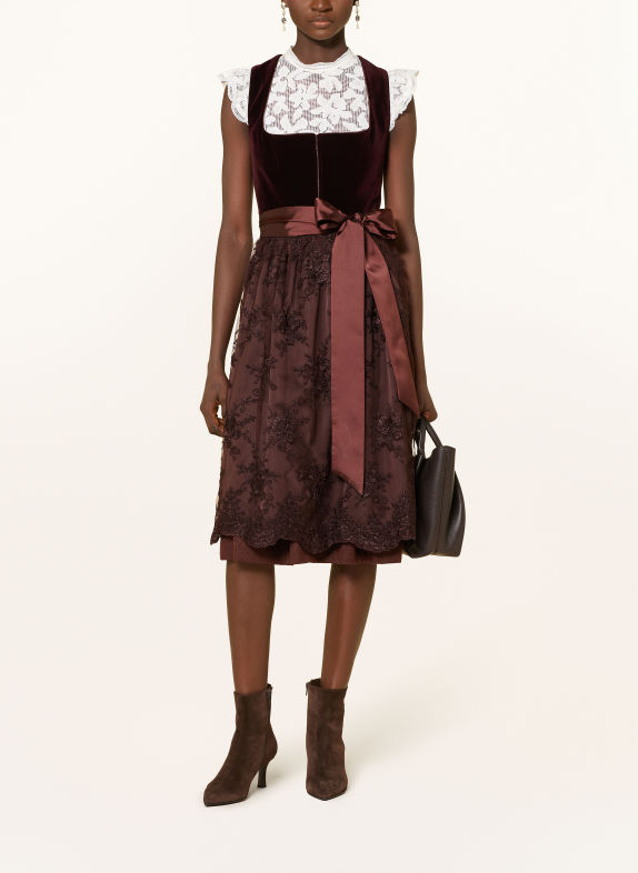 KRÜGER Dirndl TANYA DUNKELROT / DUNKELLILA