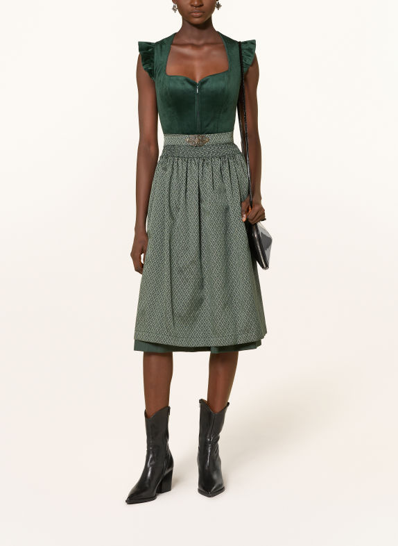 KRÜGER Dirndl KALENIA DUNKELGRÜN / GRÜN