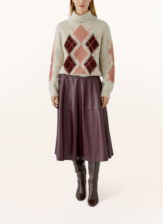 Oui Coltrui ECRU / VIEUX ROSE / DONKERROOD