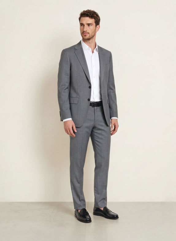 BOSS Koszula HANK Slim Fit BIAŁY