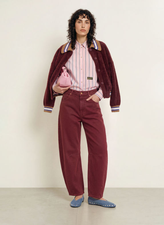 ESSENTIEL ANTWERP Barrel jeans KOKOS WN10 Wine Not