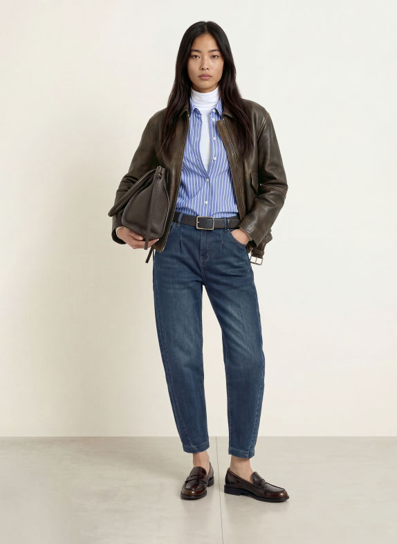 Buena Vista Barrel Jeans BALLON-F 8920 twilight denim