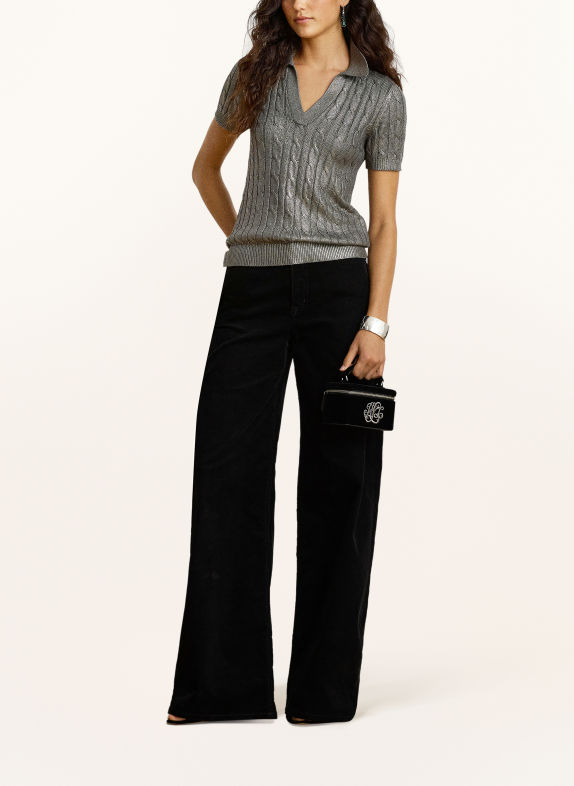 LAUREN RALPH LAUREN Strickshirt SILBER