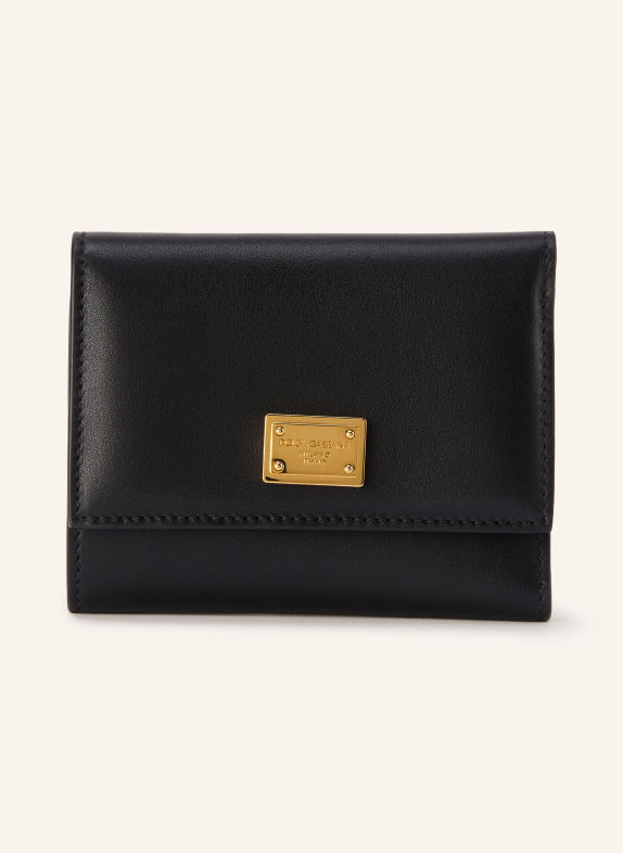 DOLCE & GABBANA Geldbörse SCHWARZ / GOLD