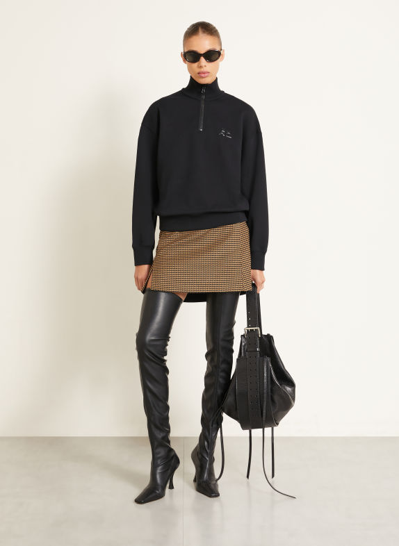 Courrèges Sweat-Troyer SCHWARZ