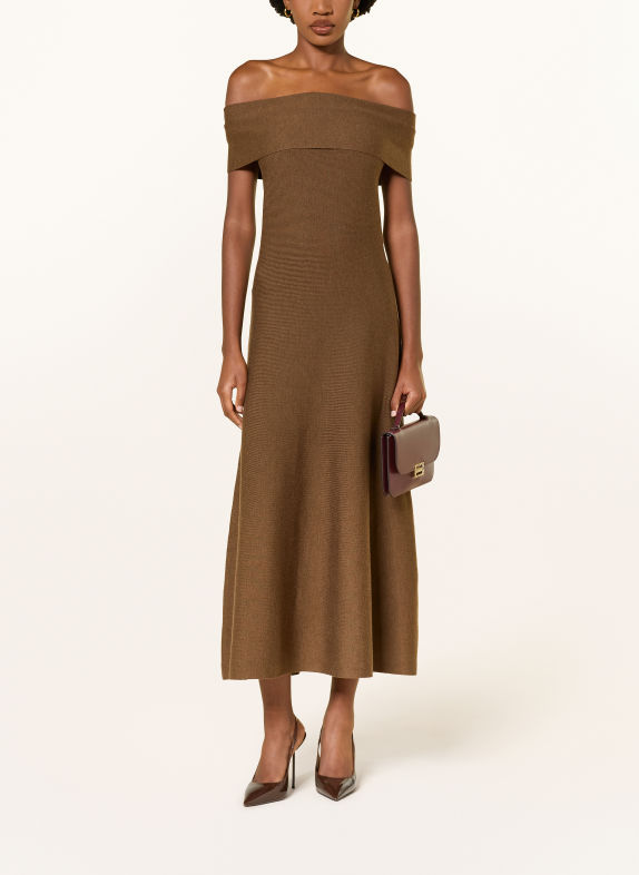 SIMKHAI CAMILLA cocktail dress BROWN