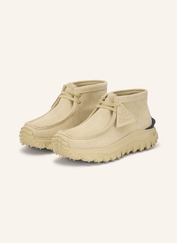 MONCLER Šněrovací boty TRAILGRIP BÉŽOVÁ