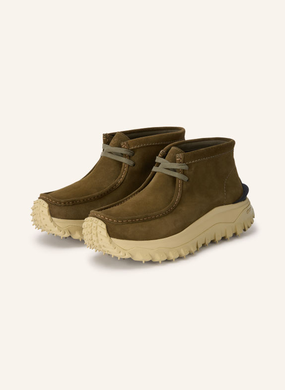 MONCLER Schnürboots TRAILGRIP KHAKI
