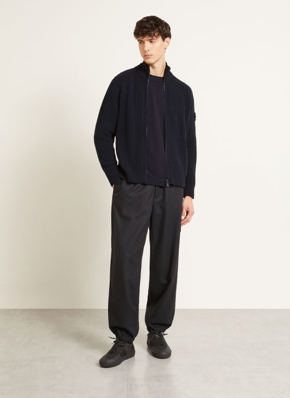STONE ISLAND Strickjacke GHOST SCHWARZ