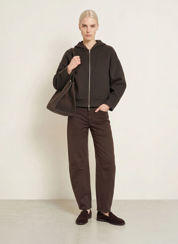OPUS PANTS Barrel Jeans LISANA 20040 affogato