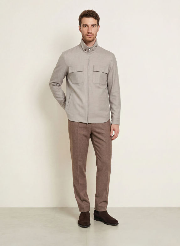 Montecore Flanel Overshirt GRAY