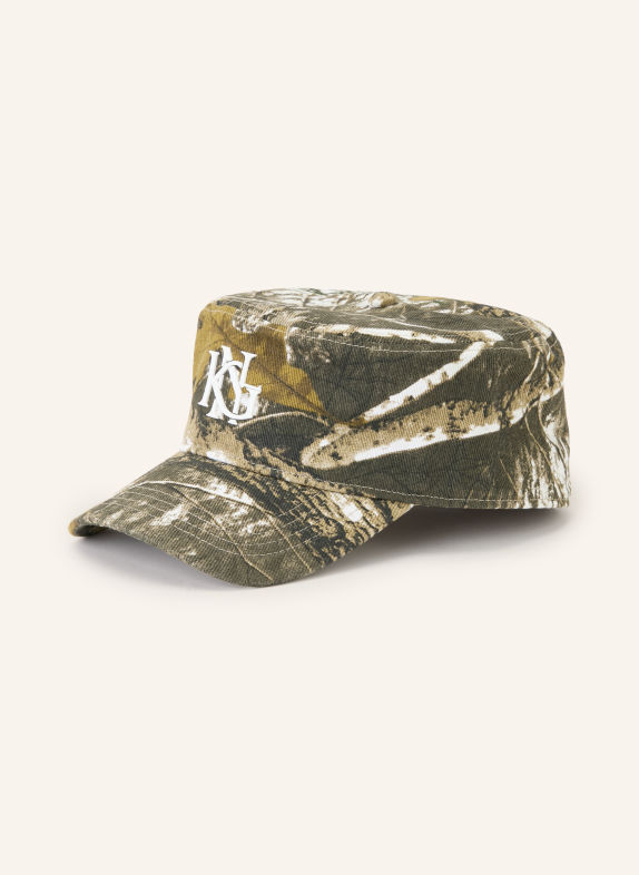 KANGOL Czapka z daszkiem KHAKI / KREMOWY / OLIWKOWY