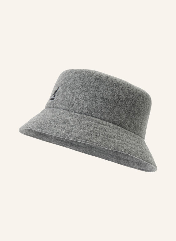 KANGOL Czapka typu bucket LAHINCH SZARY