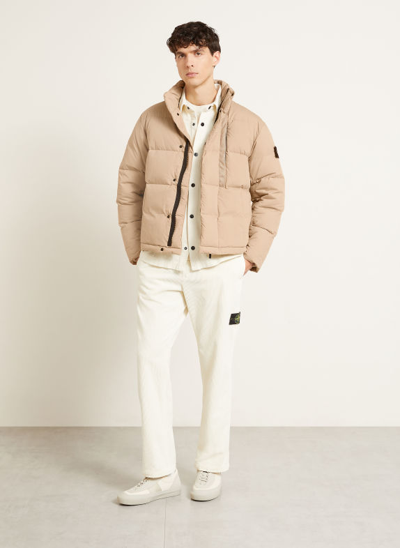 STONE ISLAND Kurtka puchowa BEŻOWY