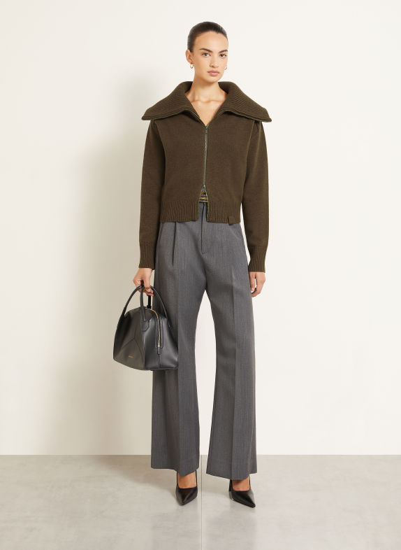 VICTORIA BECKHAM Strickjacke OLIV