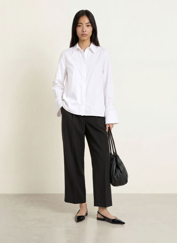 MILANO ITALY Wide-leg trousers BLACK