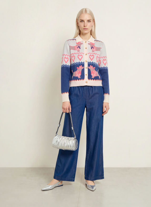 MILANO ITALY Vest WIT / ROZE / BLAUW