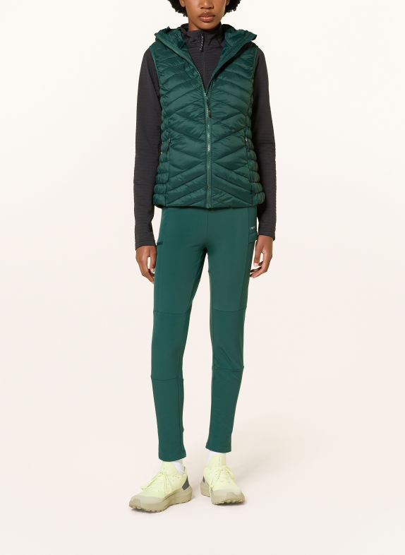 me°ru' Functionele bodywarmer RAKAIA 3.0 DONKERGROEN