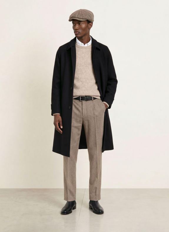 TIGER OF SWEDEN Wollmantel CARLTON W SCHWARZ