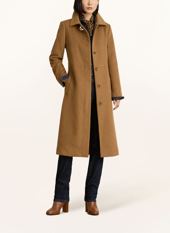 LAUREN RALPH LAUREN Płaszcz CAMELOWY