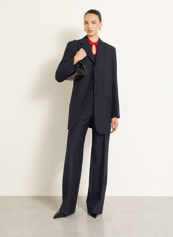 JIL SANDER Longblazer DUNKELBLAU