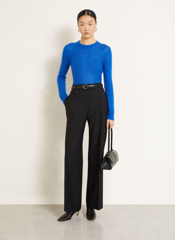 JIL SANDER Marlenehose SCHWARZ