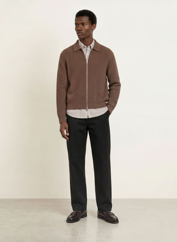 STRELLSON Broek DARREL Loose Fit ZWART