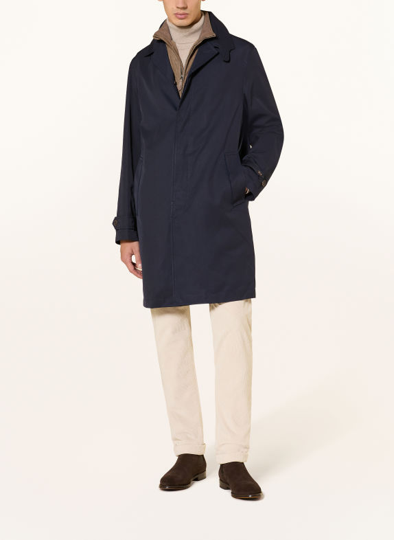 JACOB COHEN 2-in-1 coat DARK BLUE / TAUPE