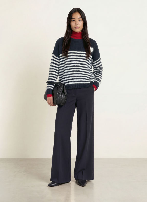miss goodlife Pull BLEU FONCÉ / BLANC
