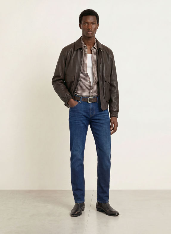 7 for all mankind Jeans SLIMMY Slim Fit 3TQ Dark Blue
