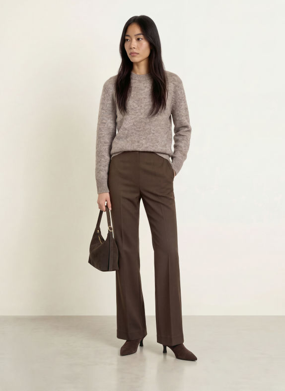 TIGER OF SWEDEN Pullover CLEO mit Mohair TAUPE