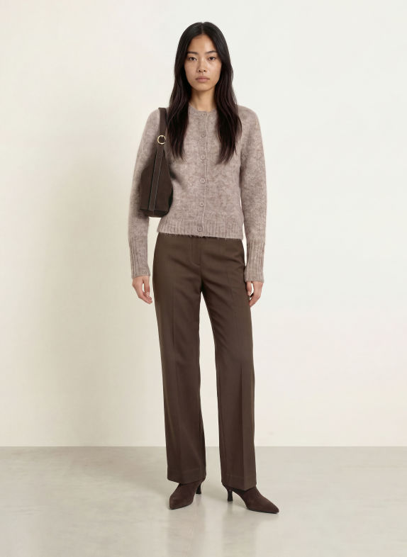 TIGER OF SWEDEN Gilet en mohair TAUPE