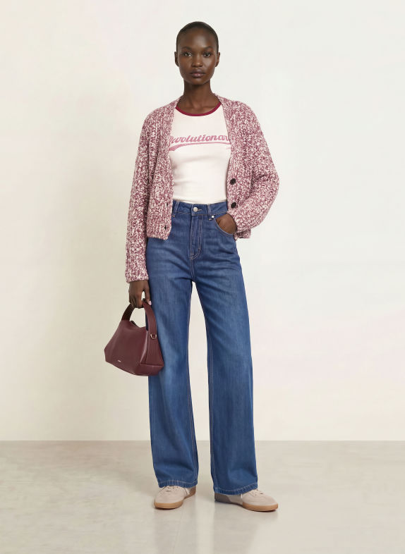 BOSS Wide Leg Jeans MARLENE 428 MEDIUM BLUE
