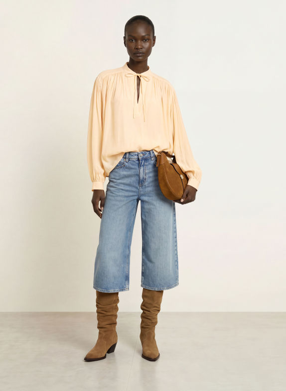 BOSS Blouseshirt BELLIS LICHTGEEL