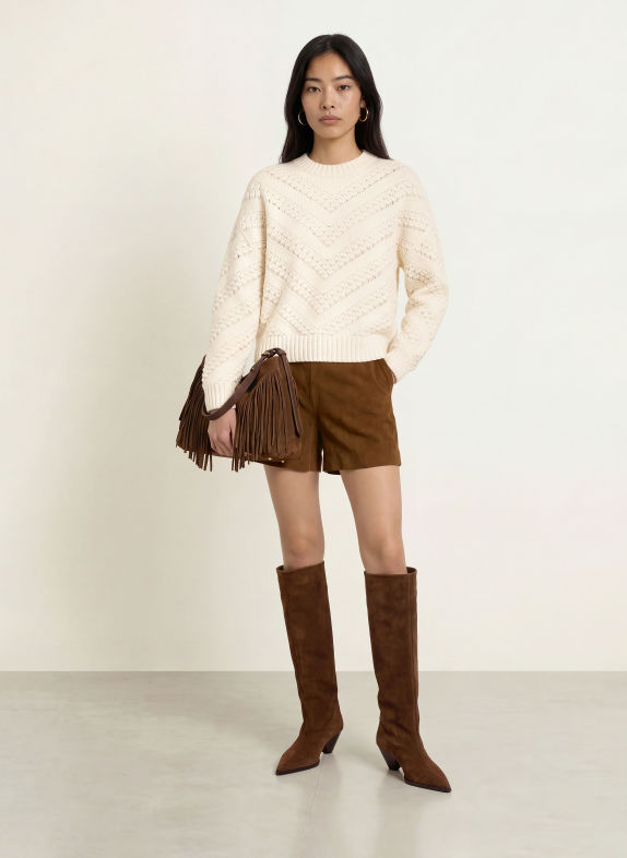 SUNCOO Pullover PERNEL CREME