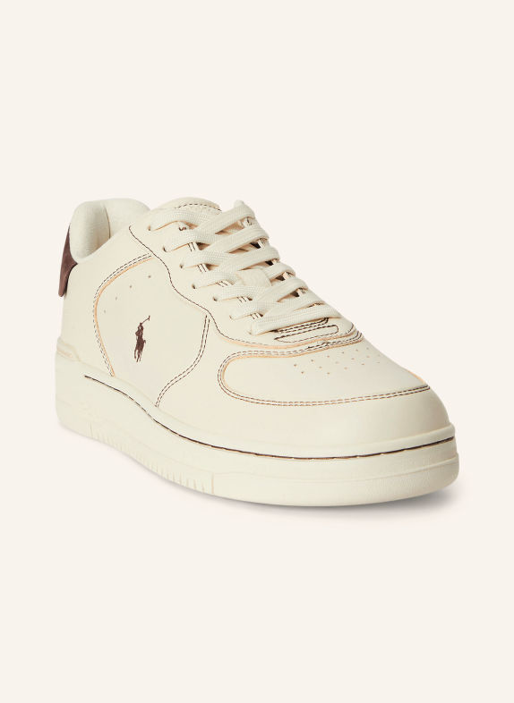 POLO RALPH LAUREN Sneakersy REŽNÁ / TMAVĚ HNĚDÁ