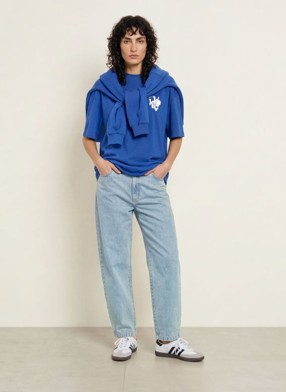 KARO KAUER Barrel Jeans 490 Denim Blue