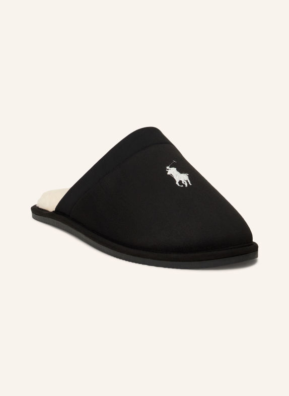 POLO RALPH LAUREN KLARENCE Slippers BLACK