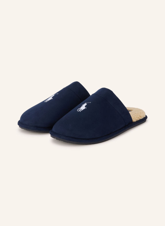 POLO RALPH LAUREN Chaussons KLARENCE BLEU FONCÉ