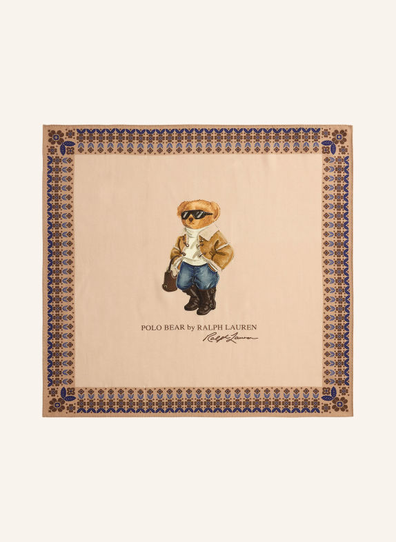 POLO RALPH LAUREN Halsdoek CAMEL / BRUIN / DONKERBLAUW